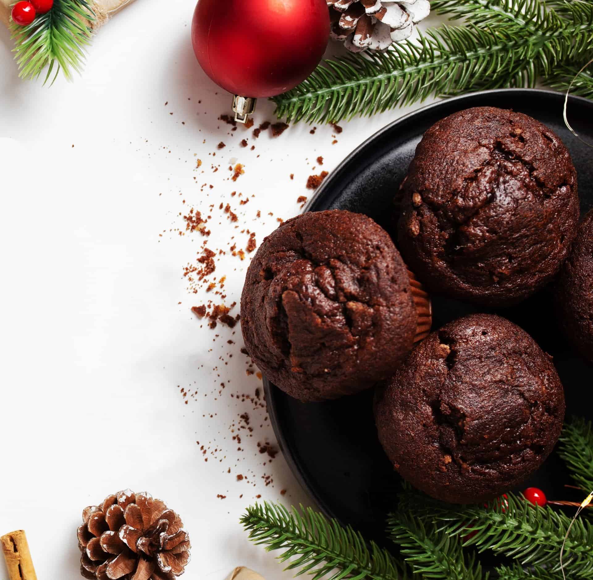 Christmas Protein Powder Cupcakes